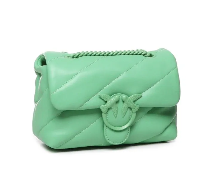 Pinko Love Bird Quilted Crossbody Bag