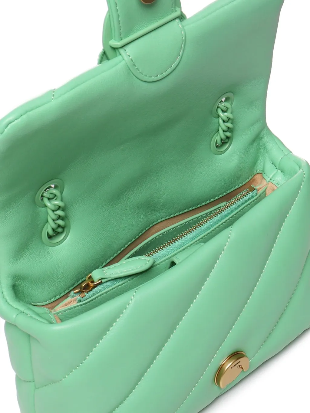 Pinko Love Bird Quilted Crossbody Bag