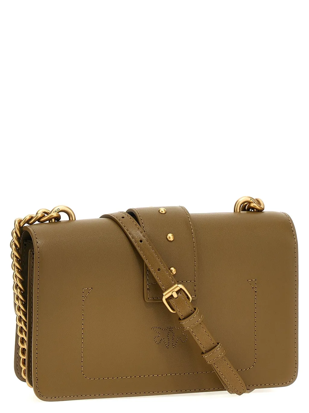 Pinko Love One Logo Plaque Mini Crossbody Bag