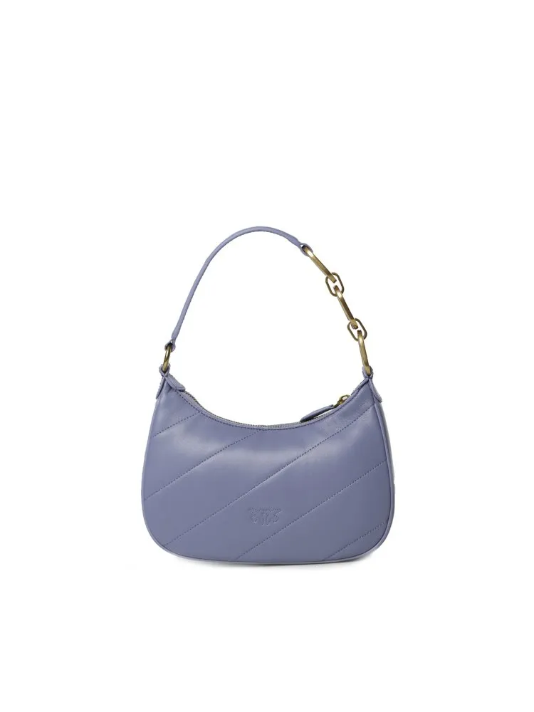 Pinko Logo Plaque Quilted Mini Shoulder Bag