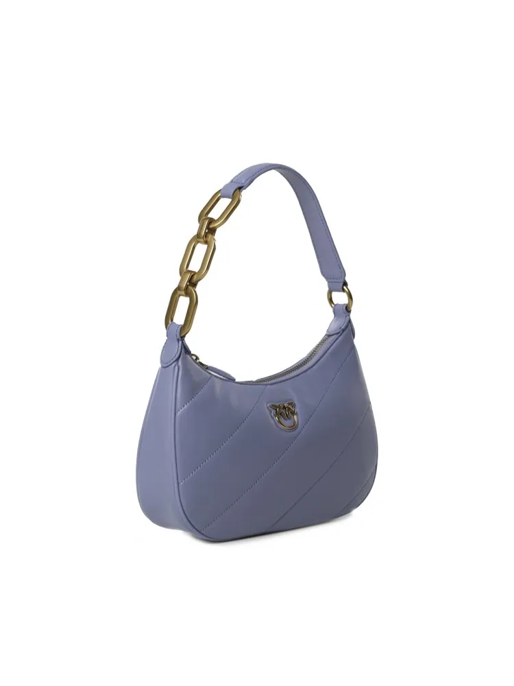 Pinko Logo Plaque Quilted Mini Shoulder Bag