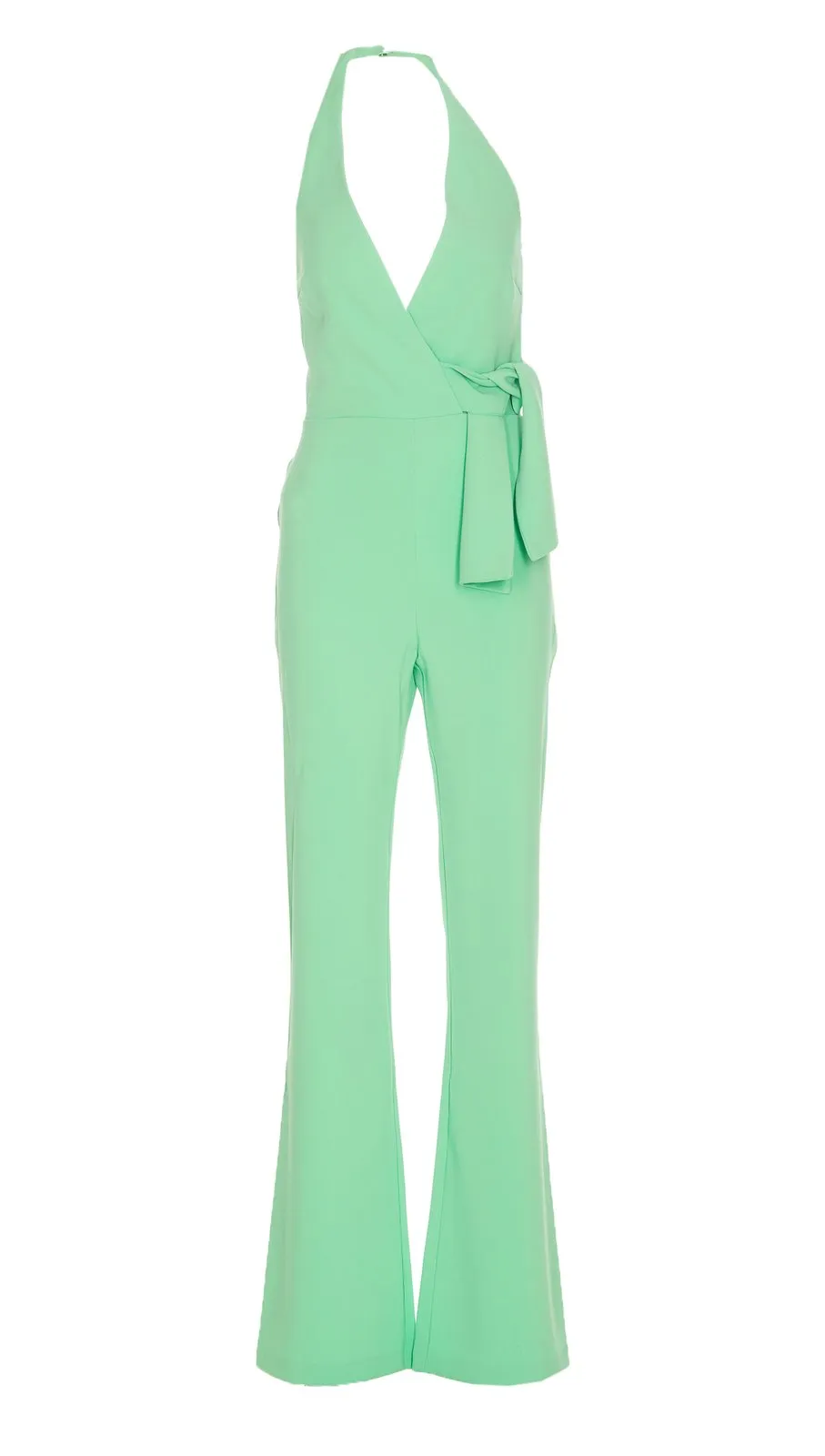 Pinko Halterneck Flared Jumpsuit