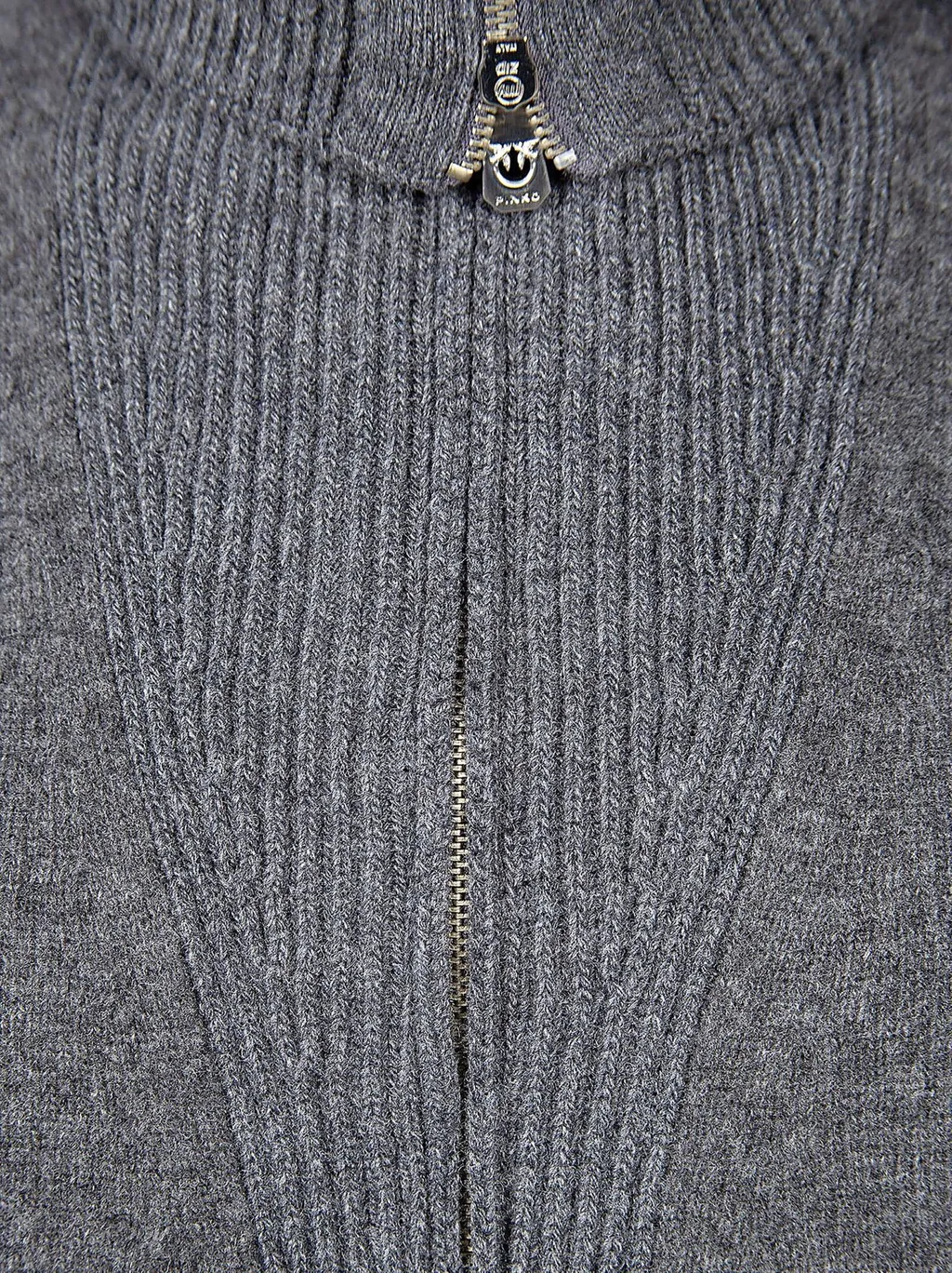 Pinko Half Zipped Long Sleeved Knitted Dress