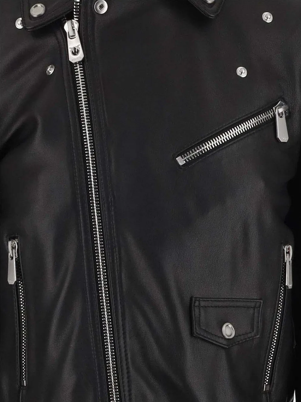 Pinko Zip-Up Belted Biker Jacket
