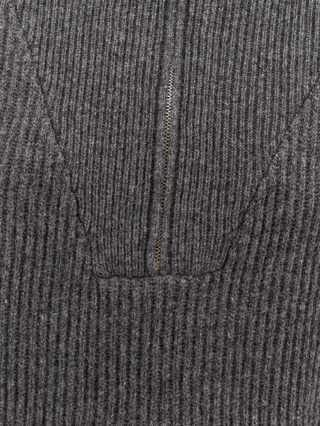 Pinko Half-Zipped Knitted Jumper