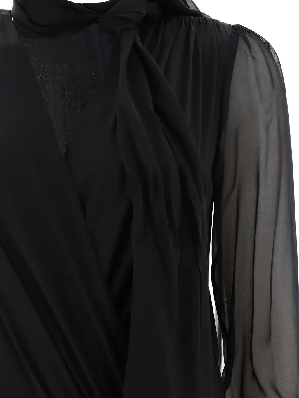 Pinko Long-Sleeved V-Neck Bodysuit