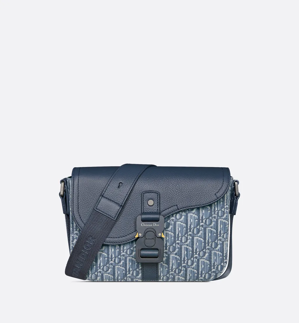 Small Saddle Messenger Bag With Flap