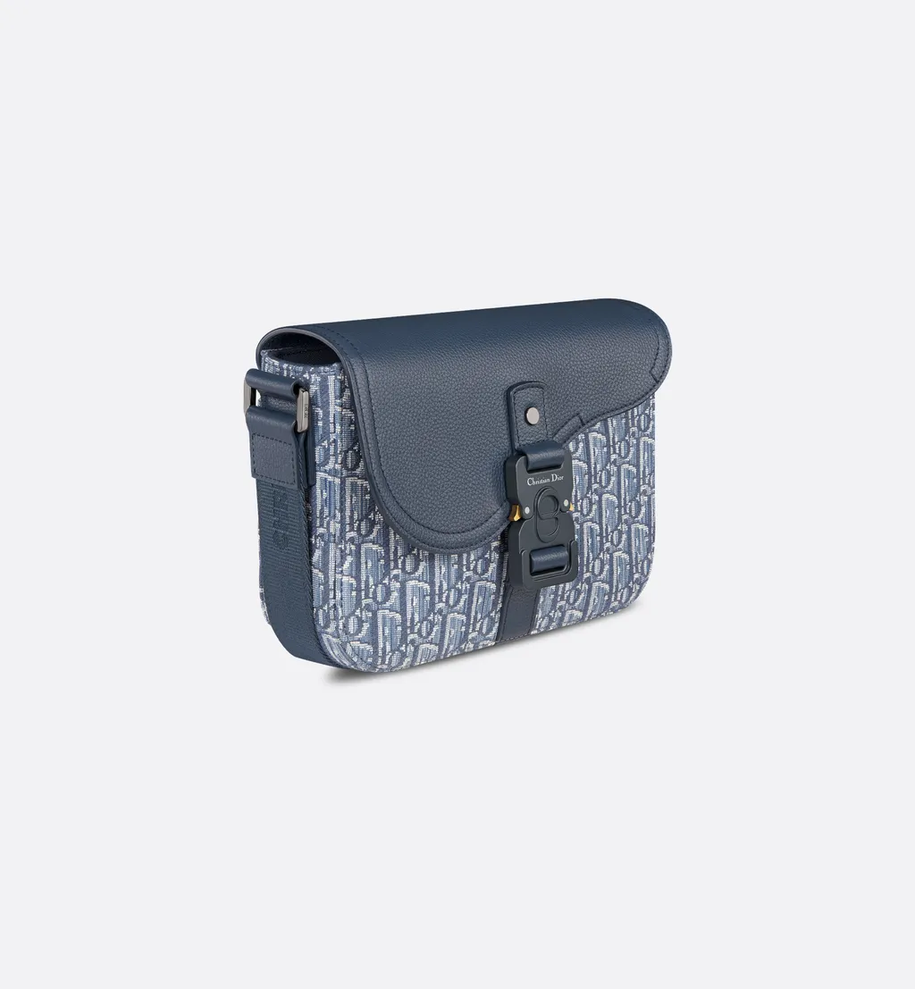 Small Saddle Messenger Bag With Flap