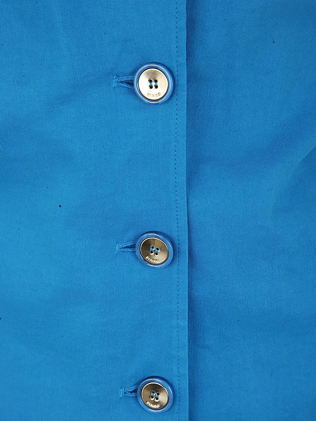 Pinko Buttoned V-Neck Minidress