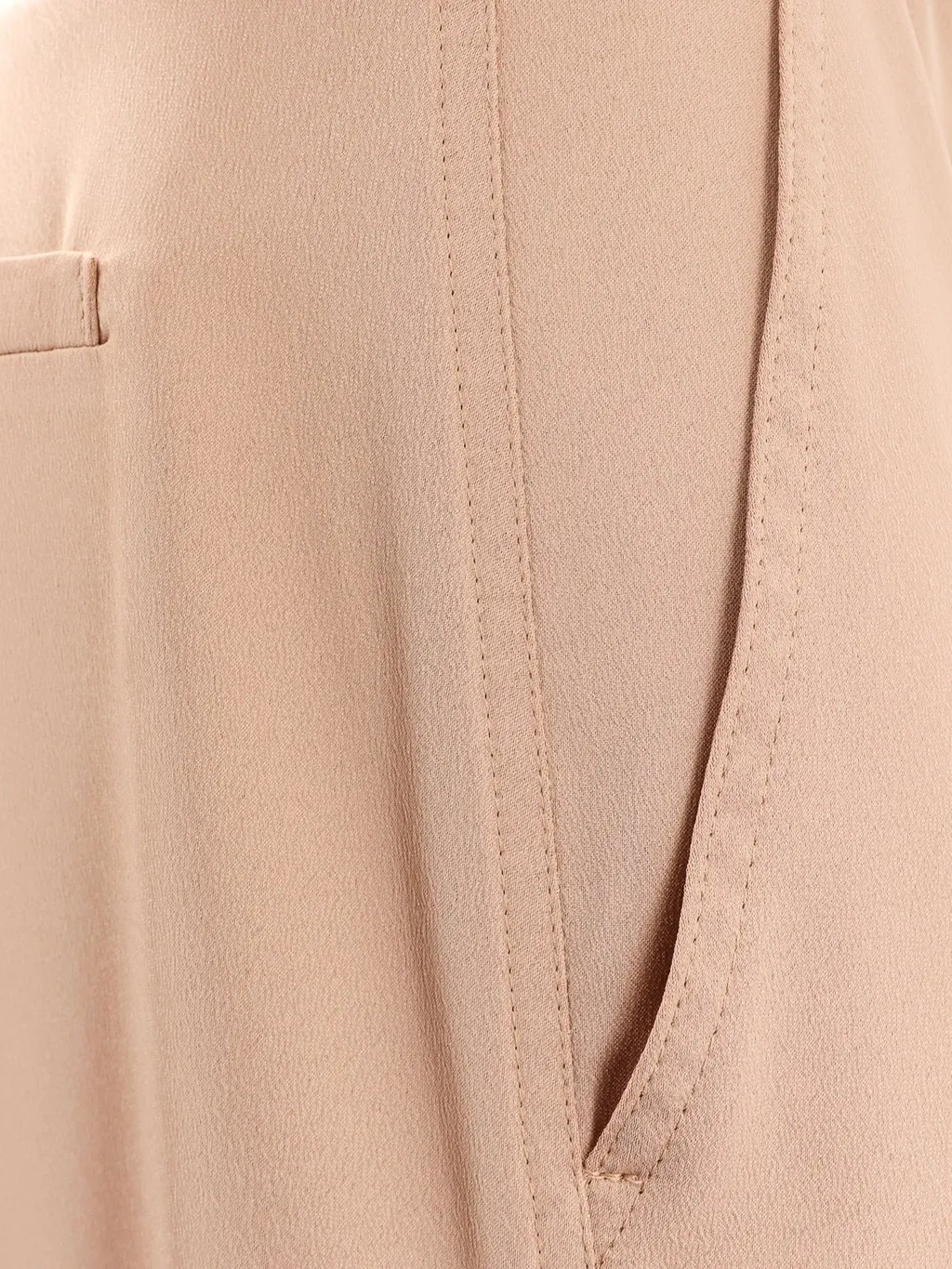 Pinko Georgette-Crepe Mid-Rise Cargo Trousers