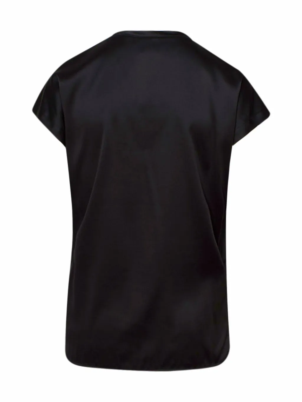 Pinko Crewneck Satin T-Shirt