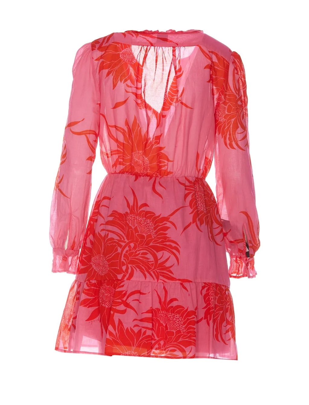 Pinko Floral Printed Long-Sleeved Dress