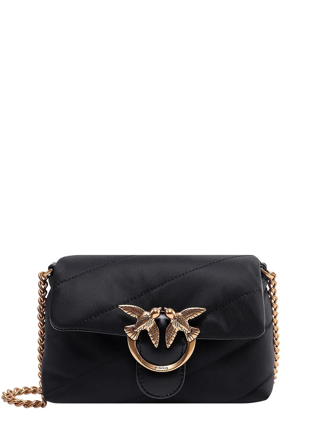 Pinko Baby Love Chain-Linked Crossbody Bag