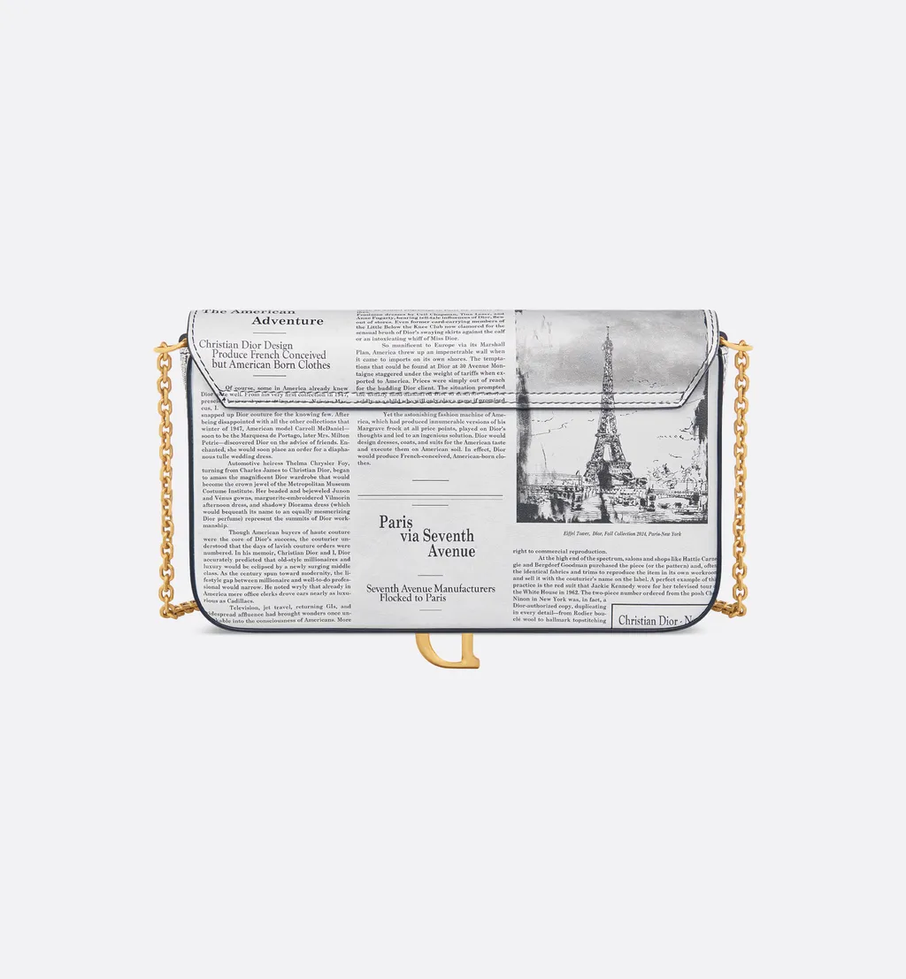 Medium Saddle Pouch With Chain