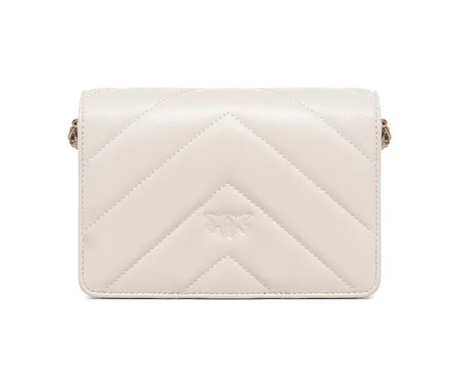 Pinko Love Click Logo-Engraved Mini Crossbody Bag