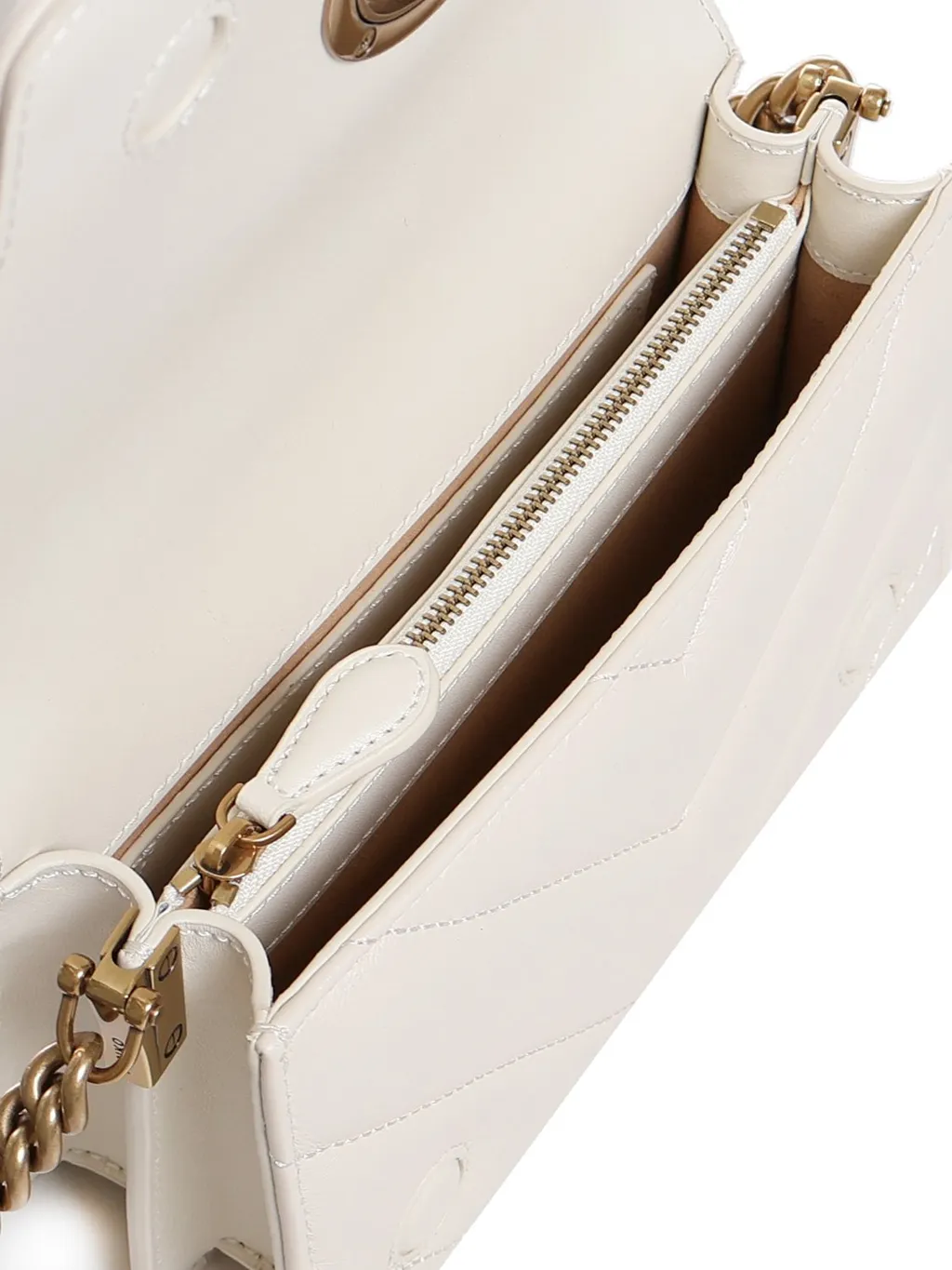 Pinko Love Click Logo-Engraved Mini Crossbody Bag
