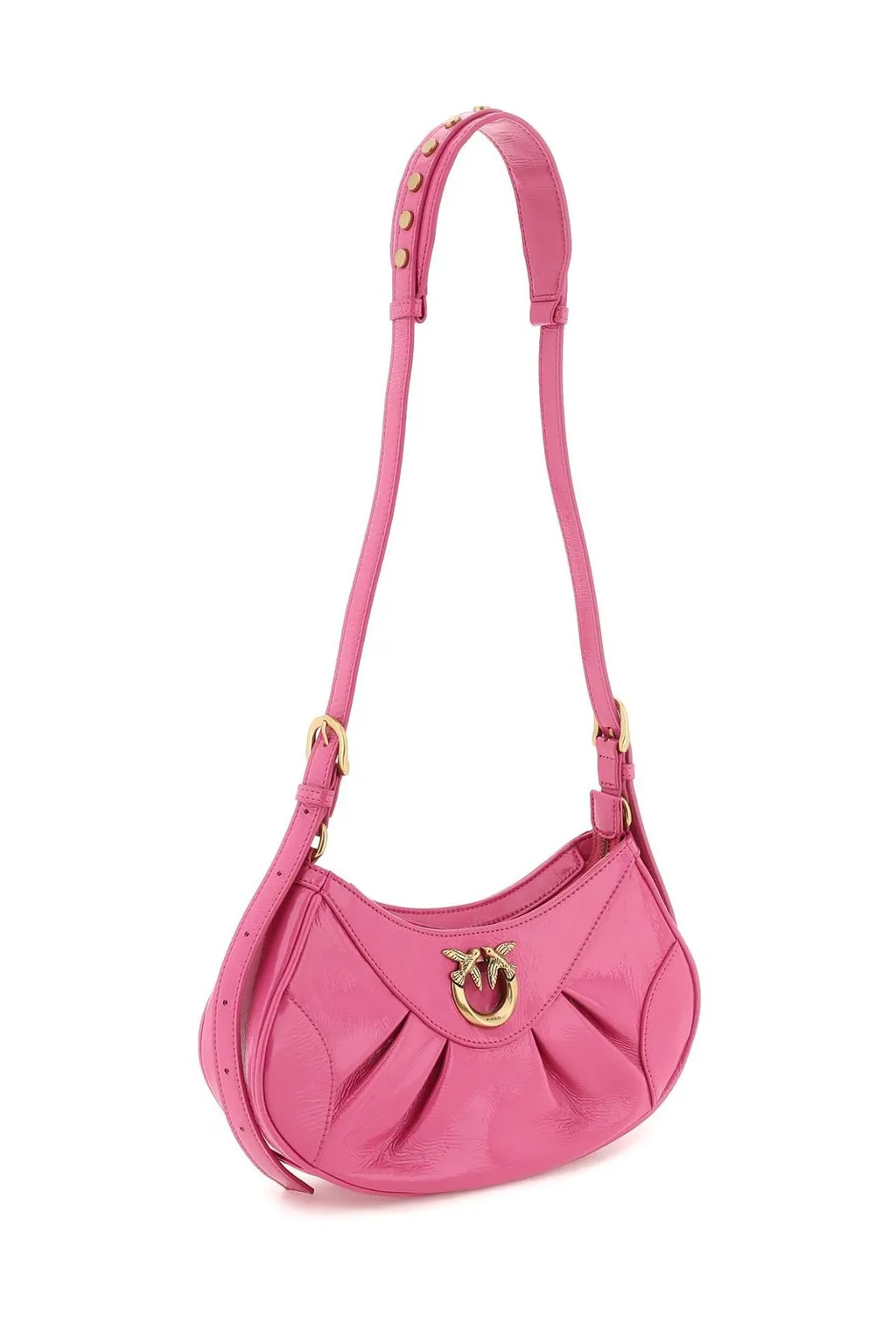 Pinko Logo-Plaque Zipped Crossbody Bag