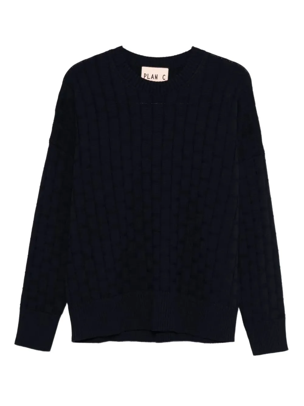 Plan C Ribbed Pullover Knitwear