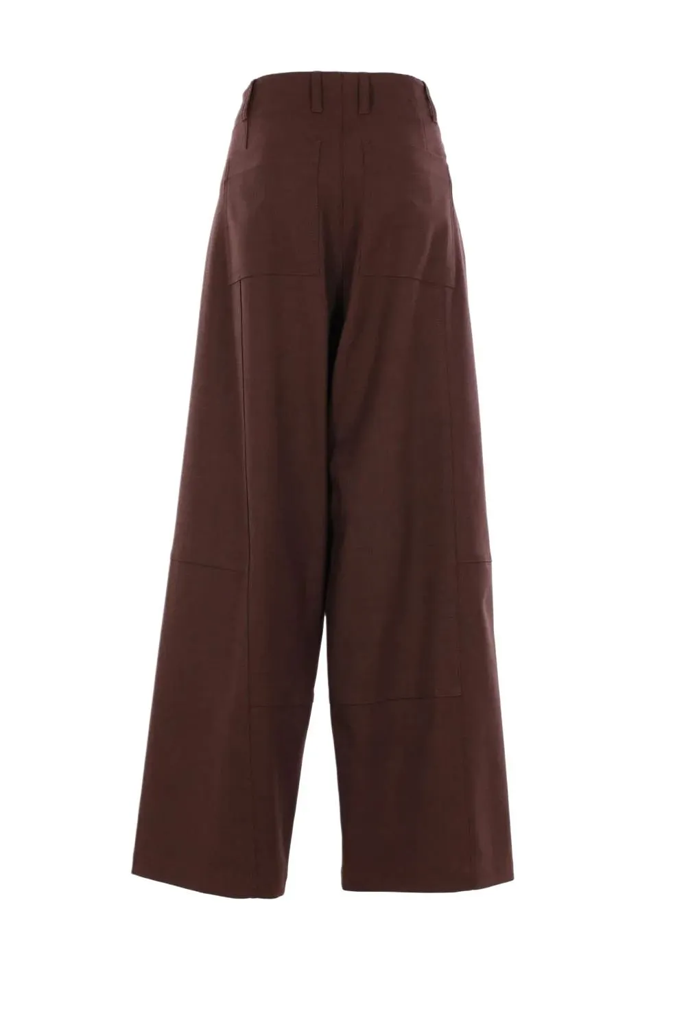 Plan C Wide-Leg High-Waist Pants