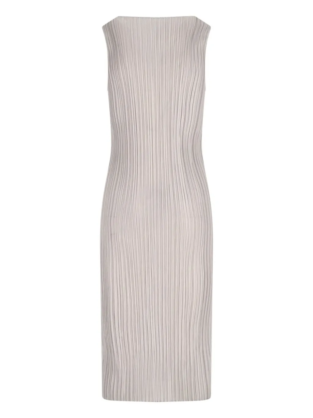 Pleats Please By Issey Miyake Pleated Sleeveless Dress