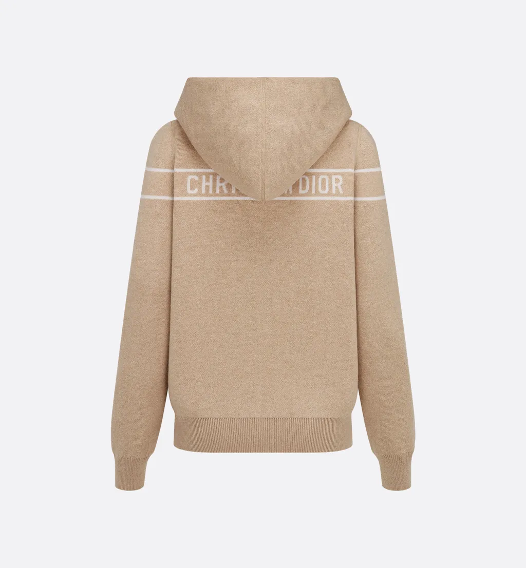 Reversible Zipped Cardigan With Hood
