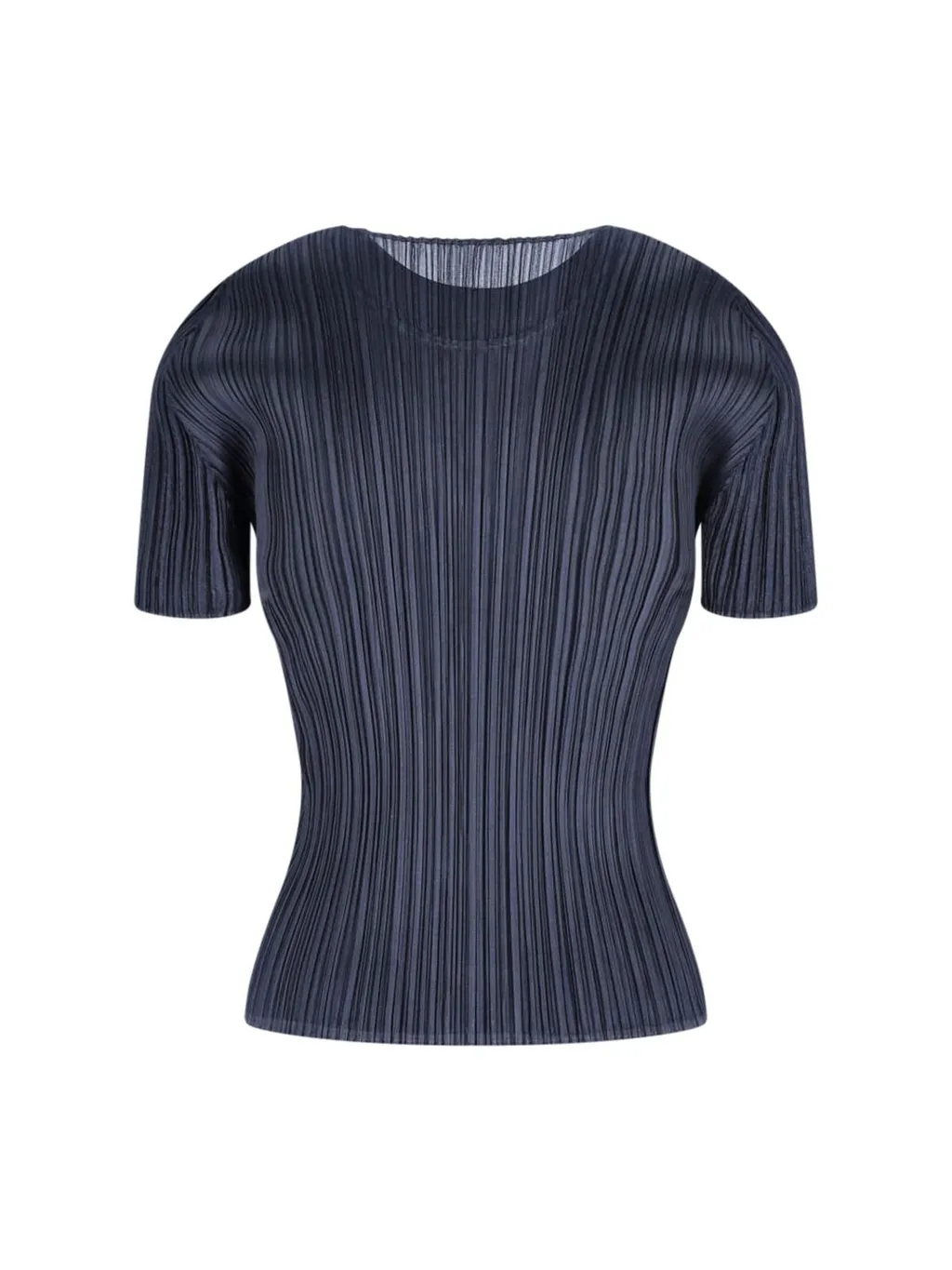 Pleats Please Issey Miyake Crewneck Pleated T-Shirt