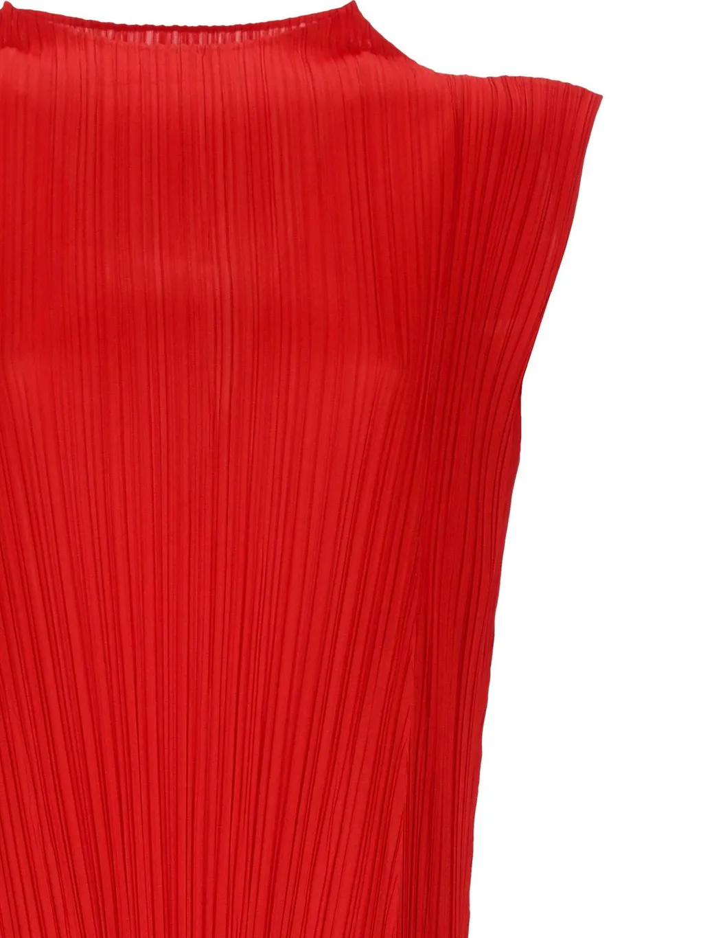 Pleats Please Issey Miyake Pleated Midi Dress