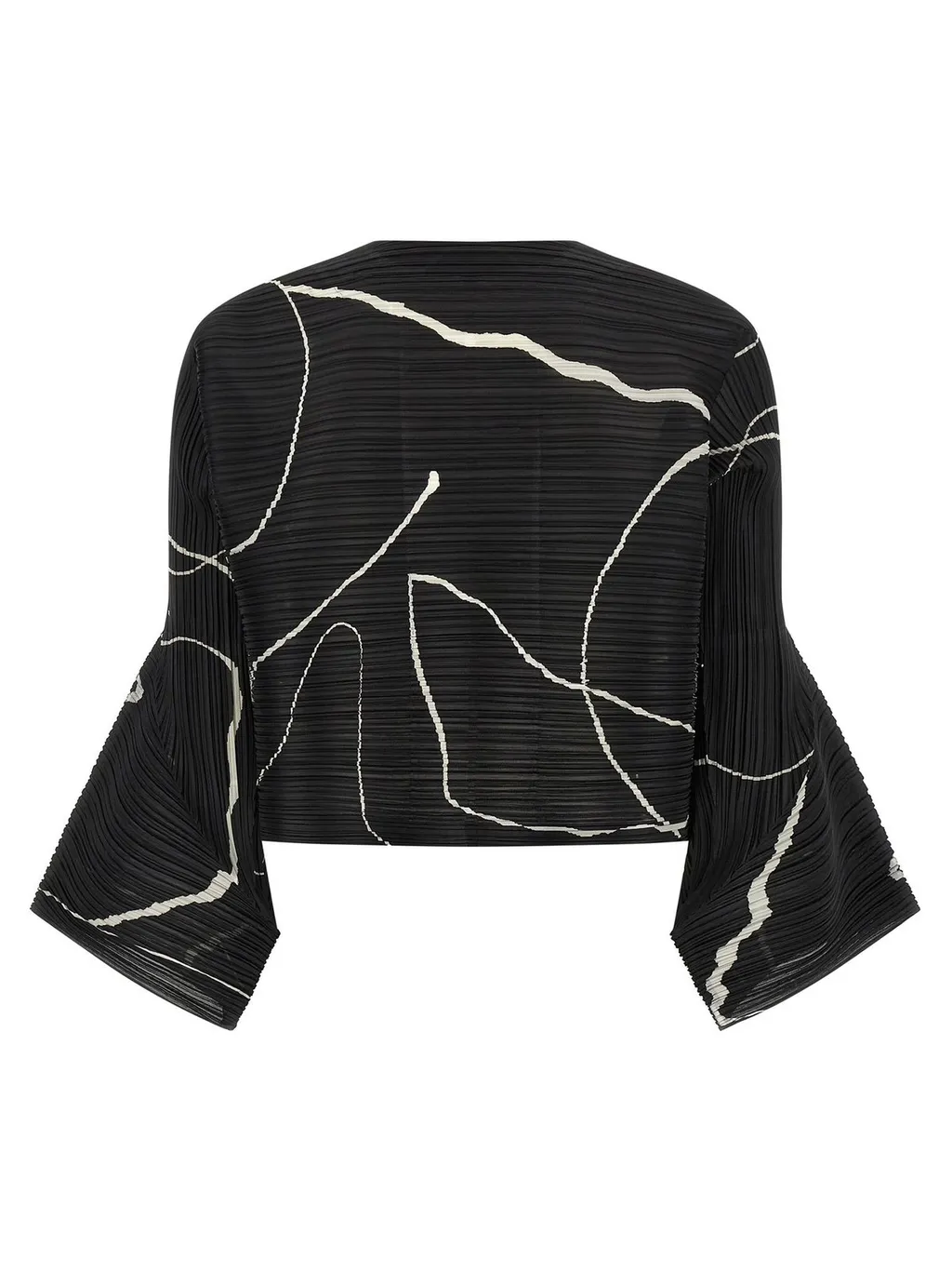 Pleats Please Issey Miyake Pause Cardigan