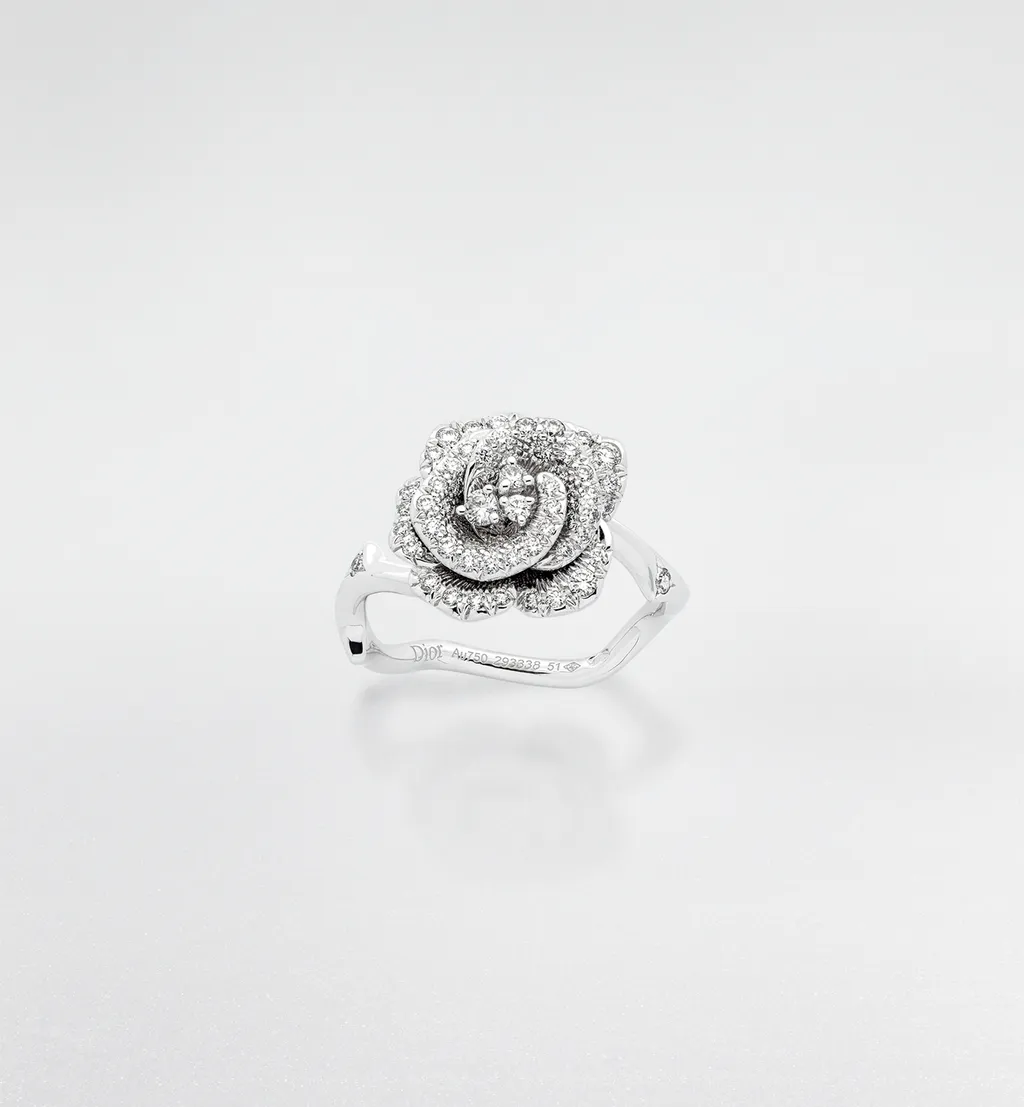 Small Rose Dior Bagatelle Ring