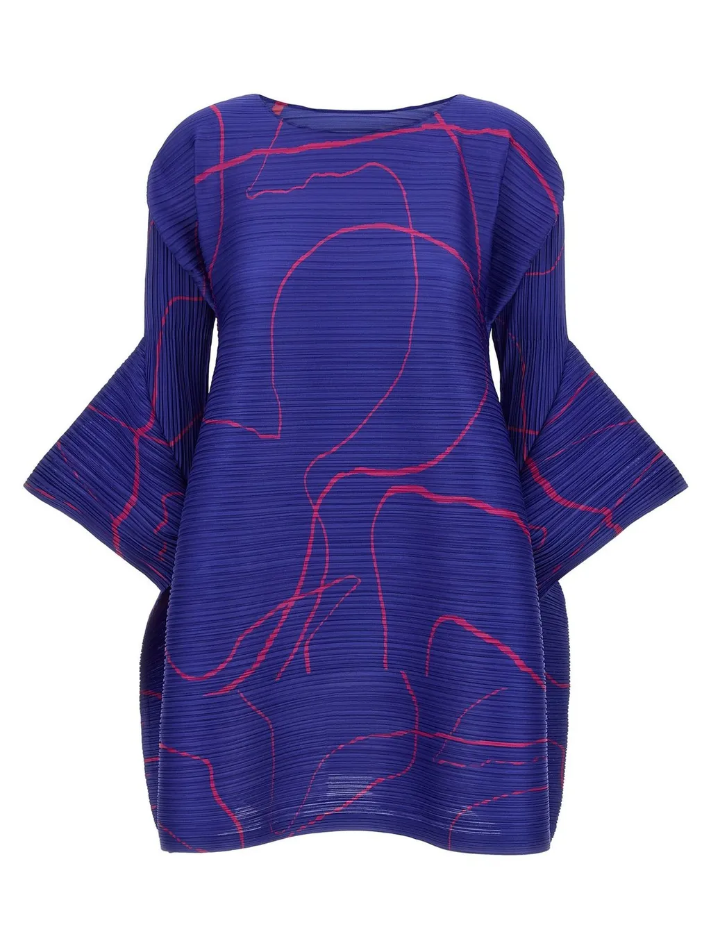 Pleats Please Issey Miyake Pause Mini Dress