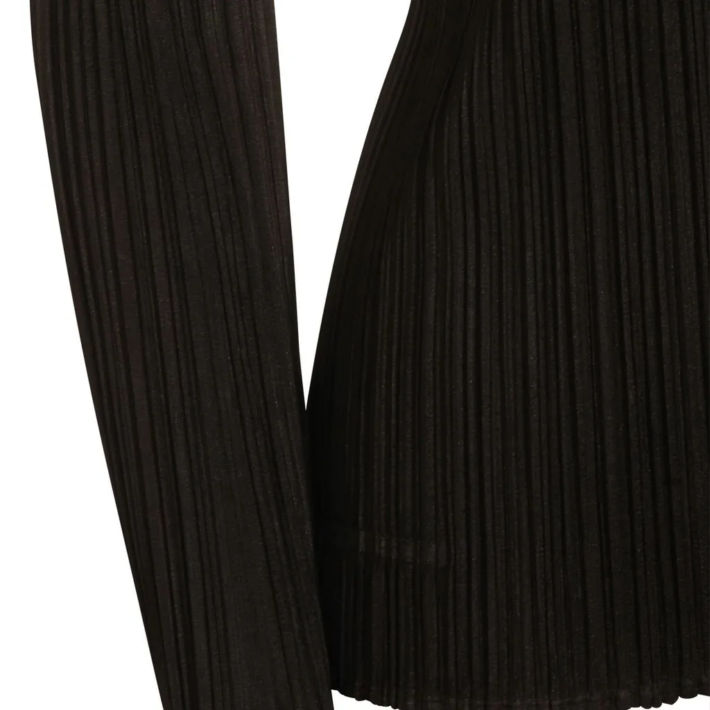 Pleats Please Issey Miyake Crewneck Pleated Top