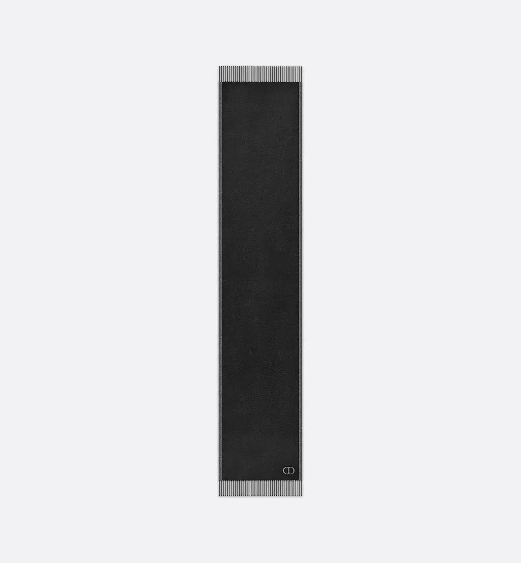 Double-Sided Cd Icon Scarf