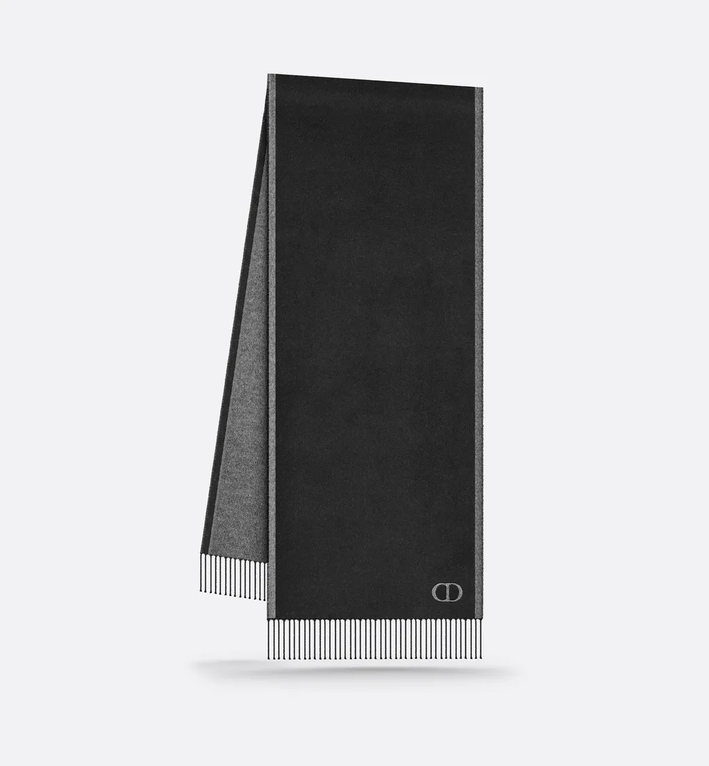 Double-Sided Cd Icon Scarf