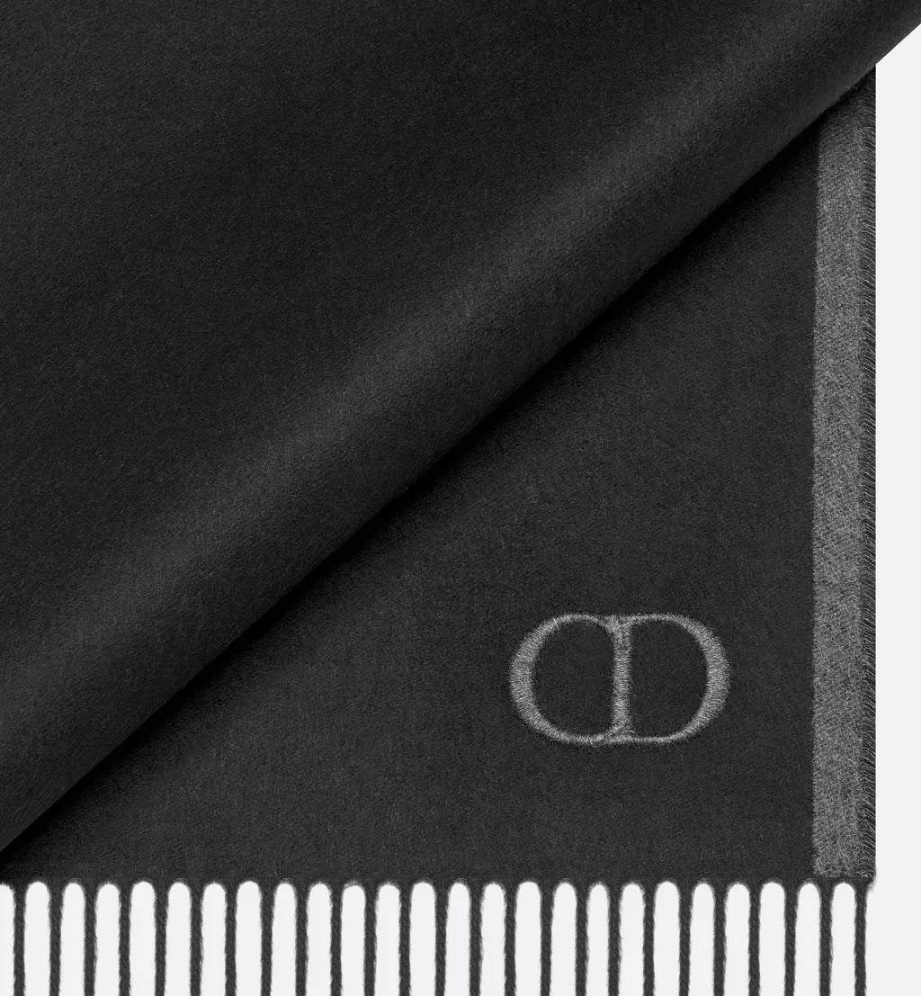 Double-Sided Cd Icon Scarf