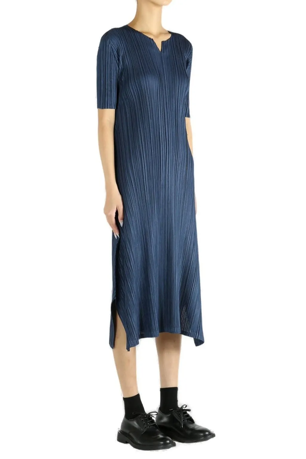 Pleats Please Issey Miyake Mellow Pleats A-Line Dress
