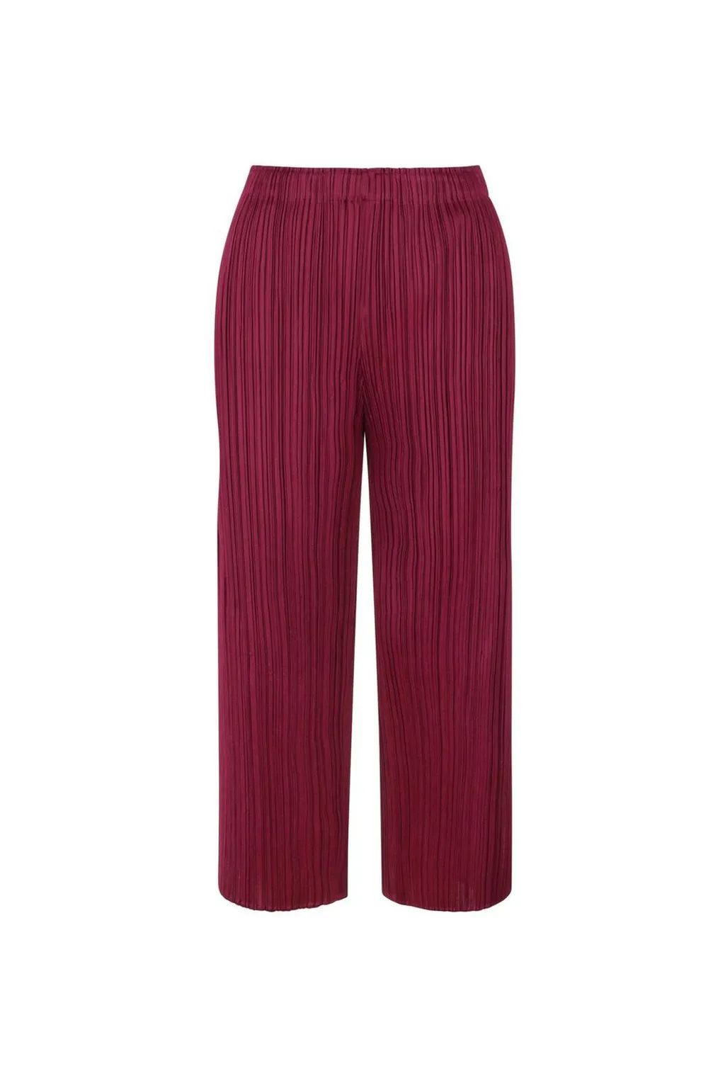 Pleats Please Issey Miyake March Straight-Leg Pleated Trousers