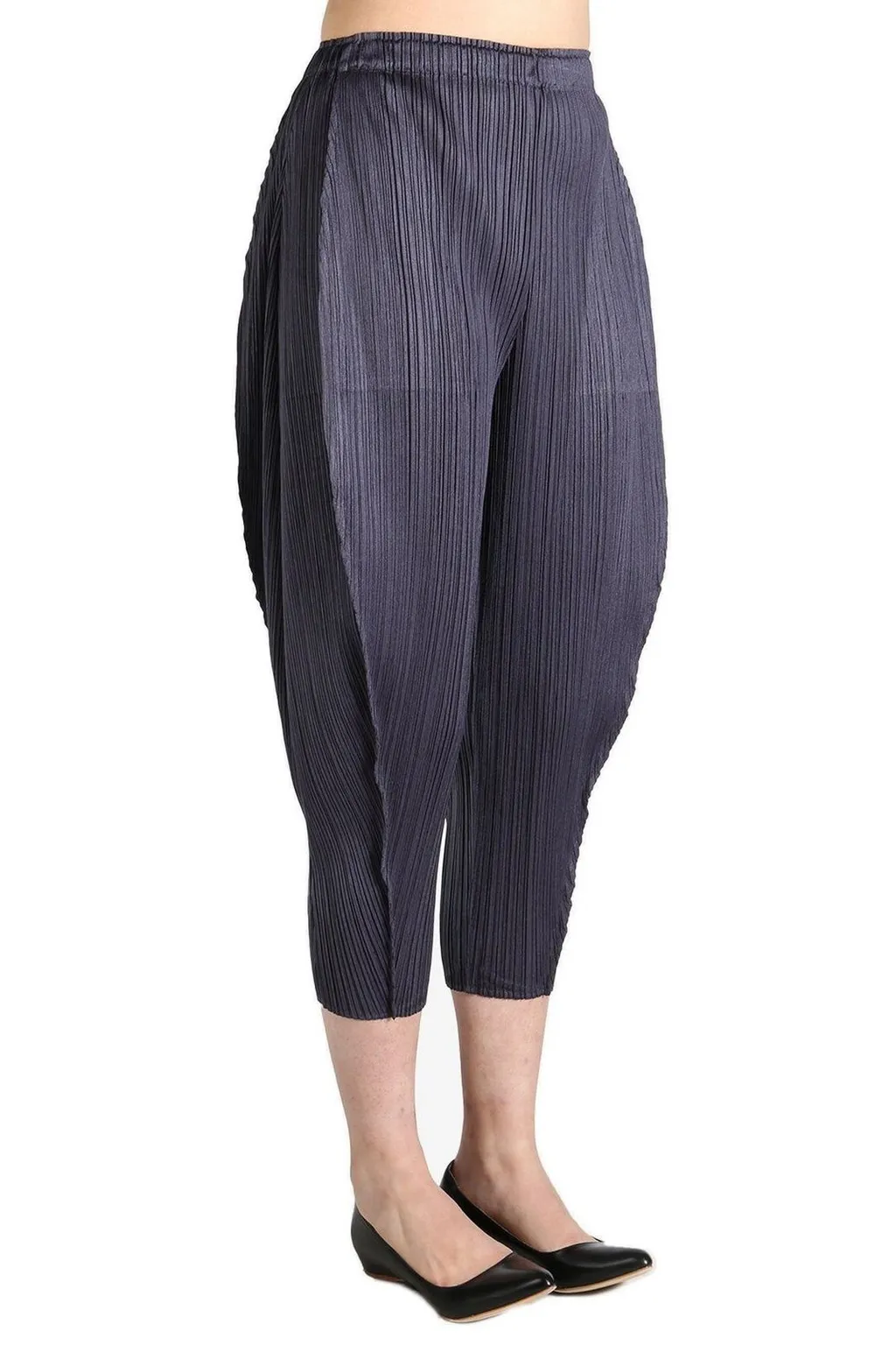 Pleats Please Issey Miyake Lantern Tapered Leg Trousers