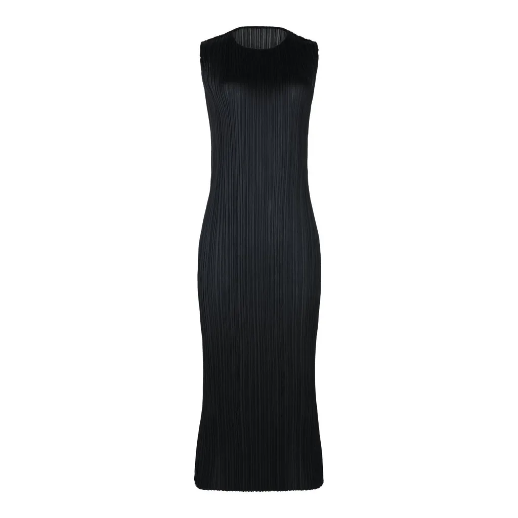 Pleats Please Issey Miyake Sleeveless Crewneck Dress