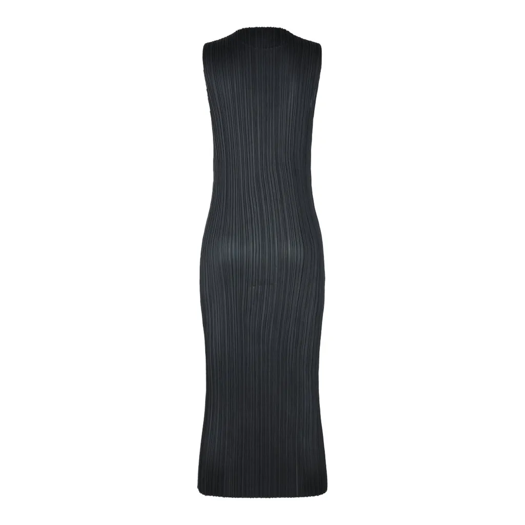 Pleats Please Issey Miyake Sleeveless Crewneck Dress