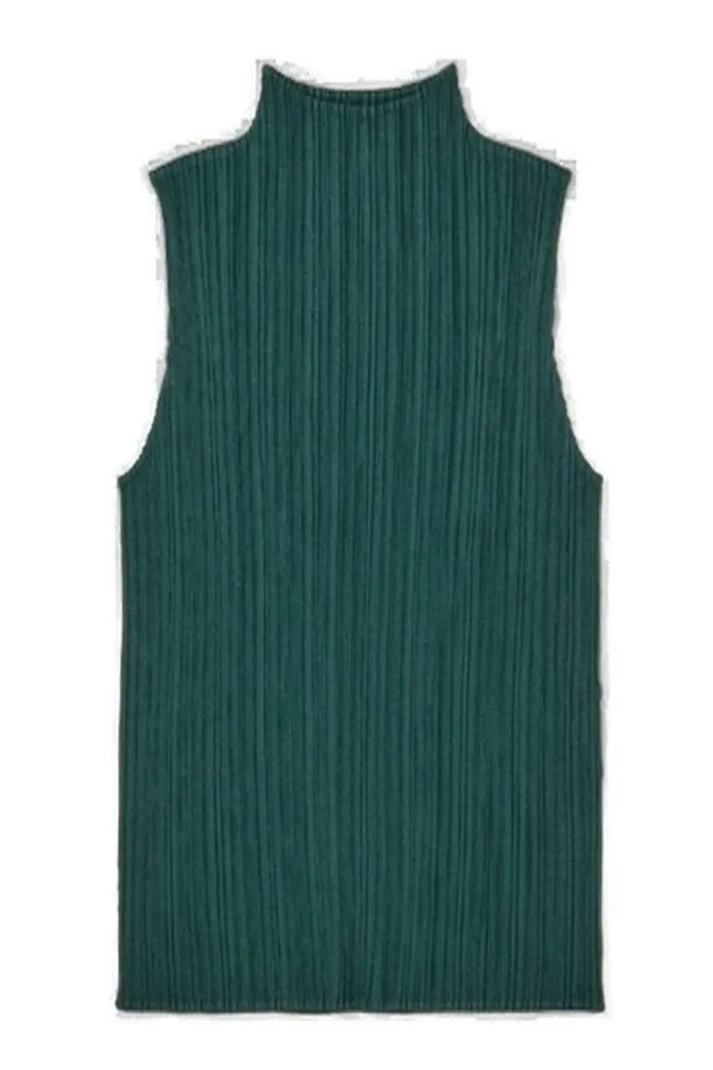 Pleats Please Issey Miyake Sleeveless Pleated Shirt