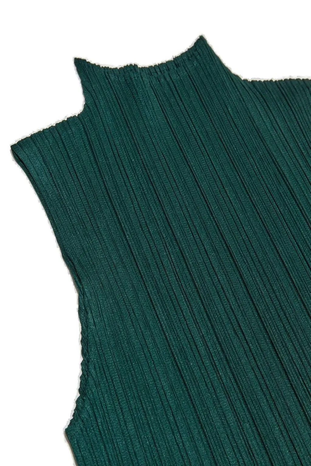 Pleats Please Issey Miyake Sleeveless Pleated Shirt