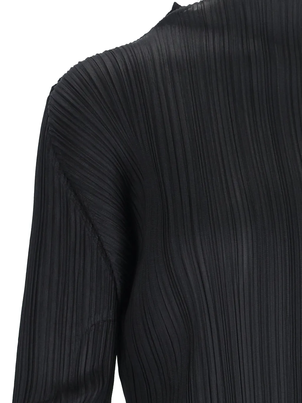Pleats Please Issey Miyake Pleated Side Slit Midi Dress
