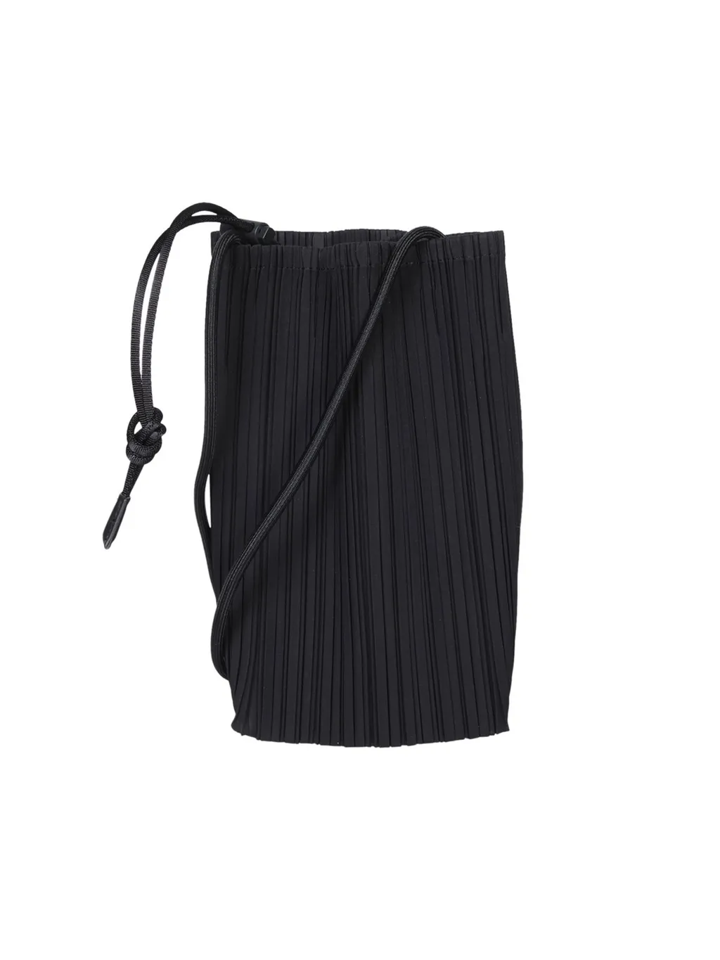 Pleats Please Issey Miyake Pleated Drawstring Tote Bag