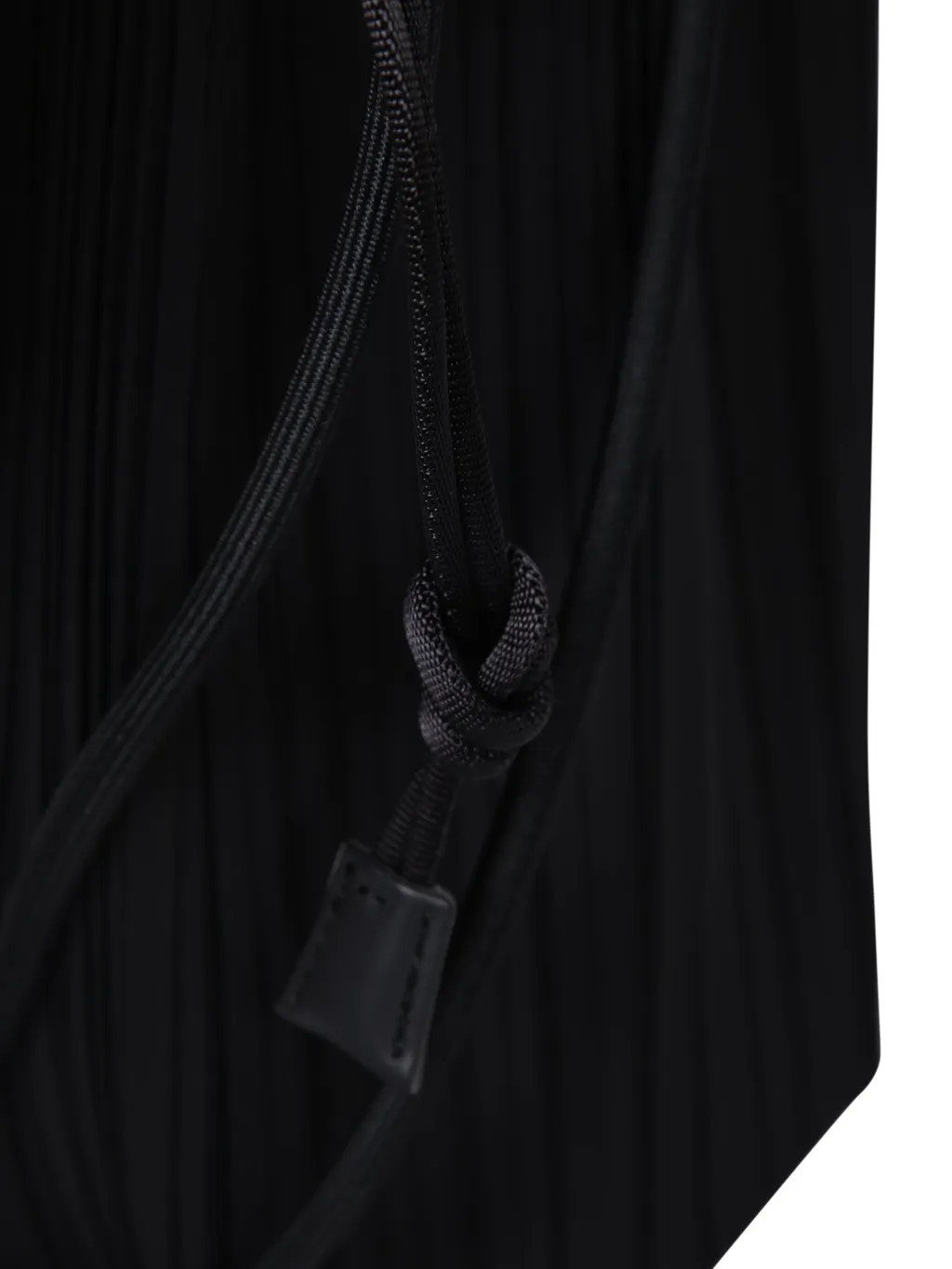 Pleats Please Issey Miyake Pleated Drawstring Tote Bag