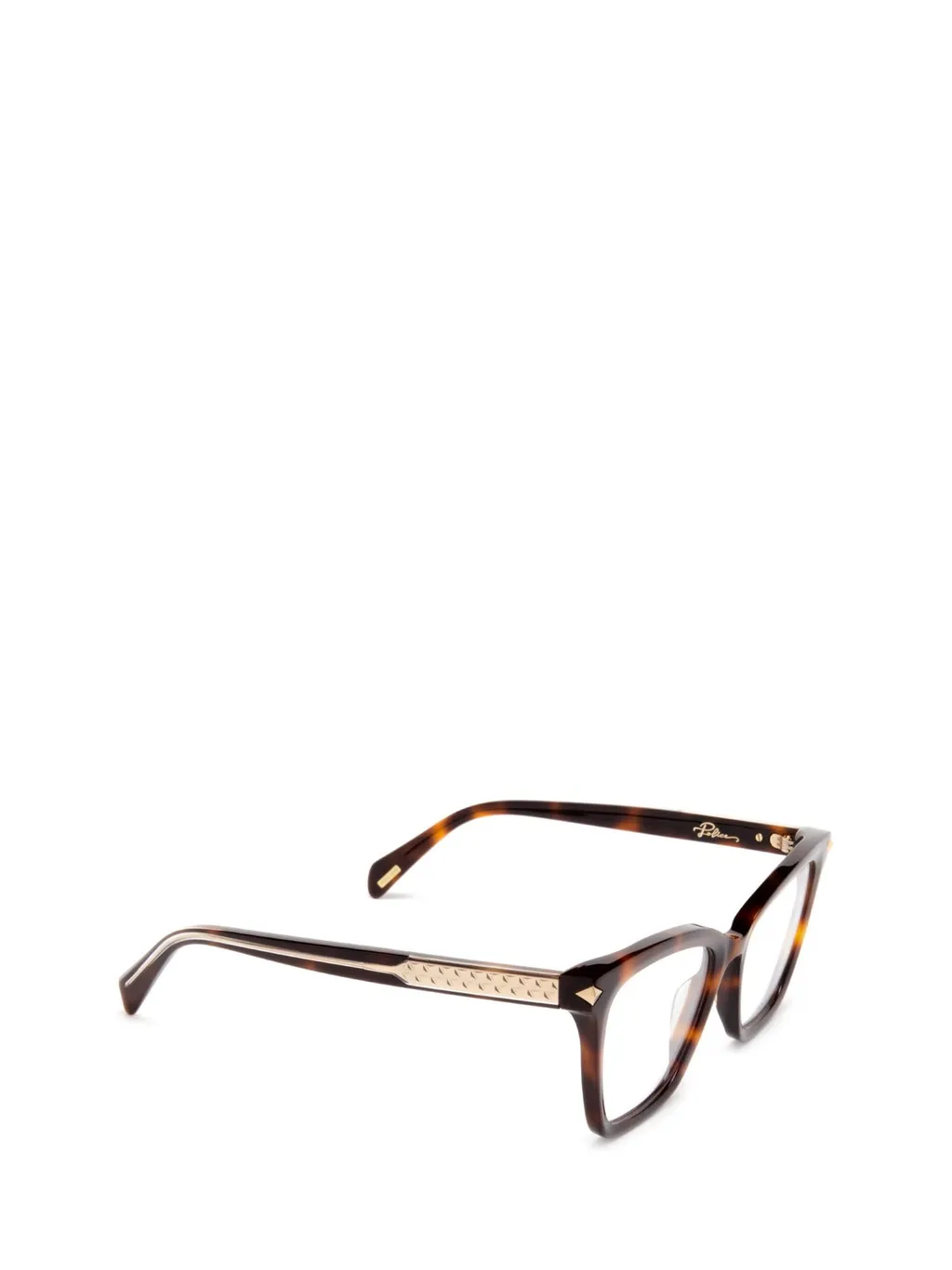 Police Cat Eye Frame Glasses
