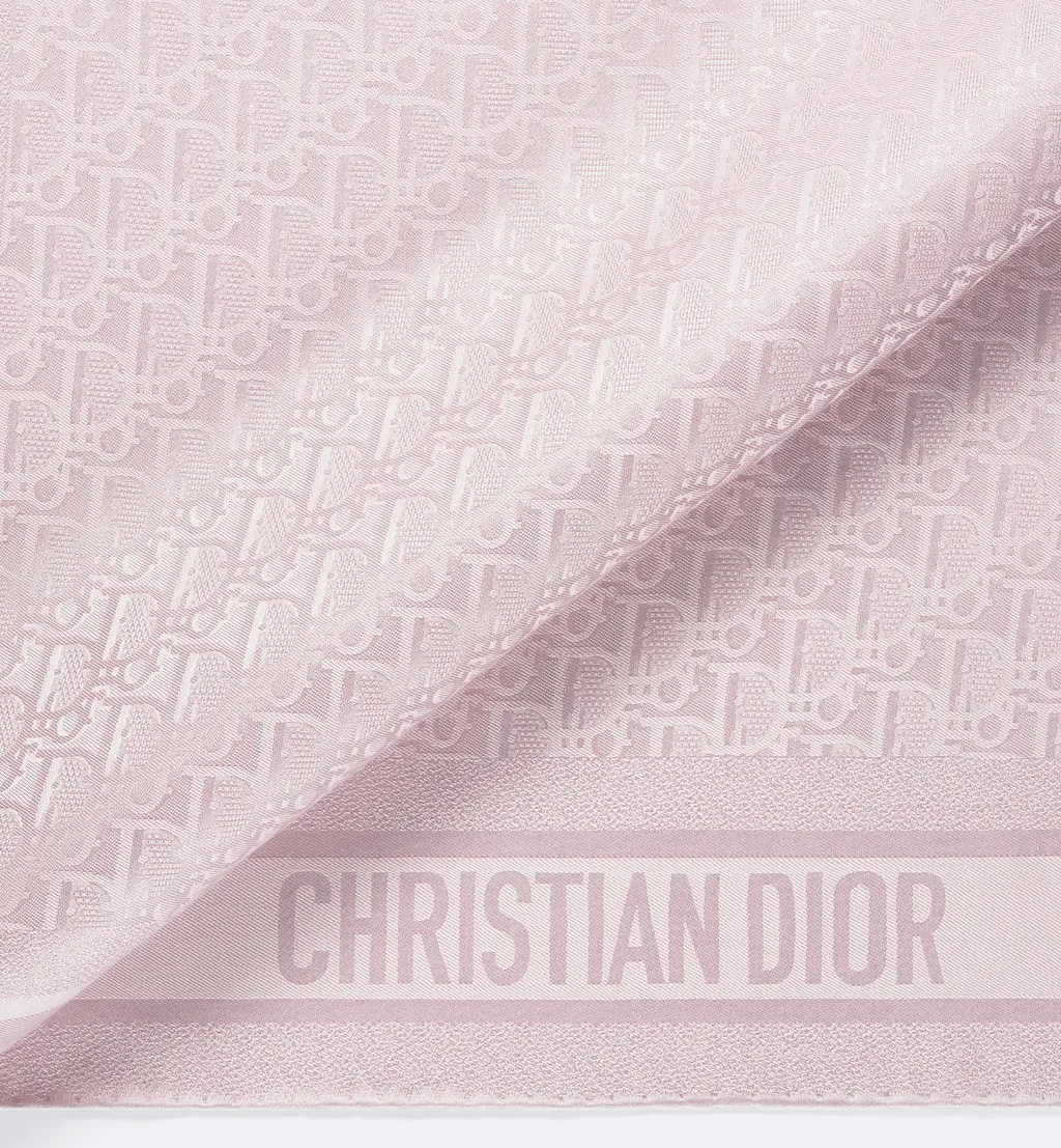 Dior Oblique Natte 70 Square Scarf