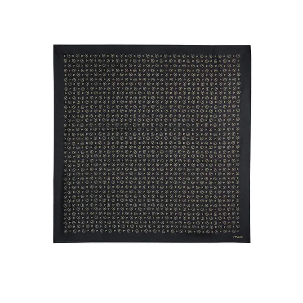 Pollini Heritage Logo Printed Scarf