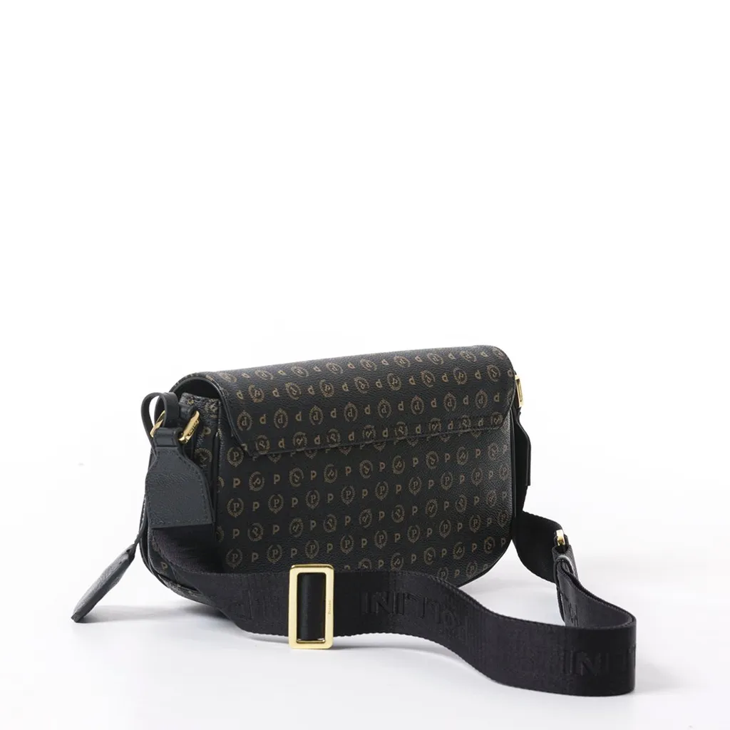 Pollini All-Over Monogram-Printed Crossbody Bag