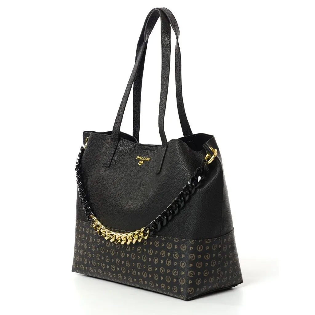Pollini Chain-Linked Tote Bag