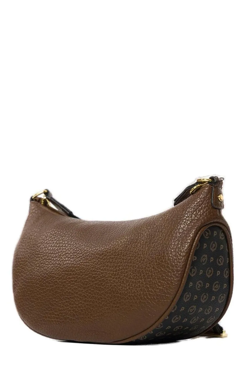 Pollini Logo-Lettering Zipped Crossbody Bag